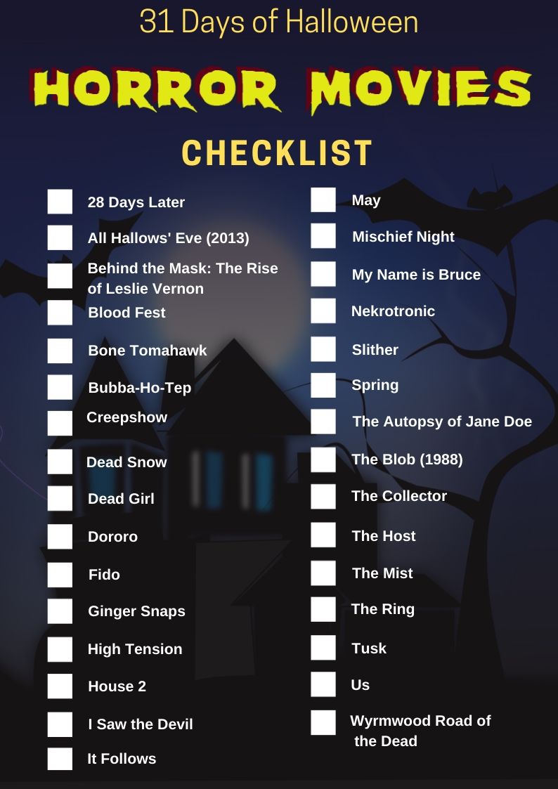 Horror Movie Checklist Archives Uncanny Collectibles