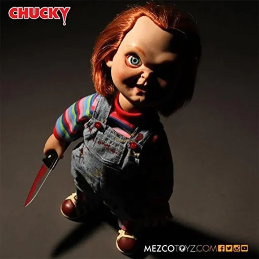 mezco-toyz-childs-play-talking-chucky-action-figure-SNEERING-FACE