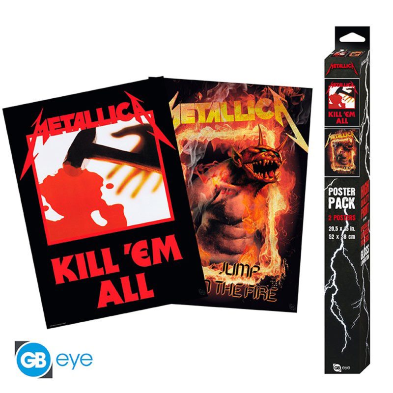 metallica-kill-em-all-fire-guy-chibi-poster-2-pack