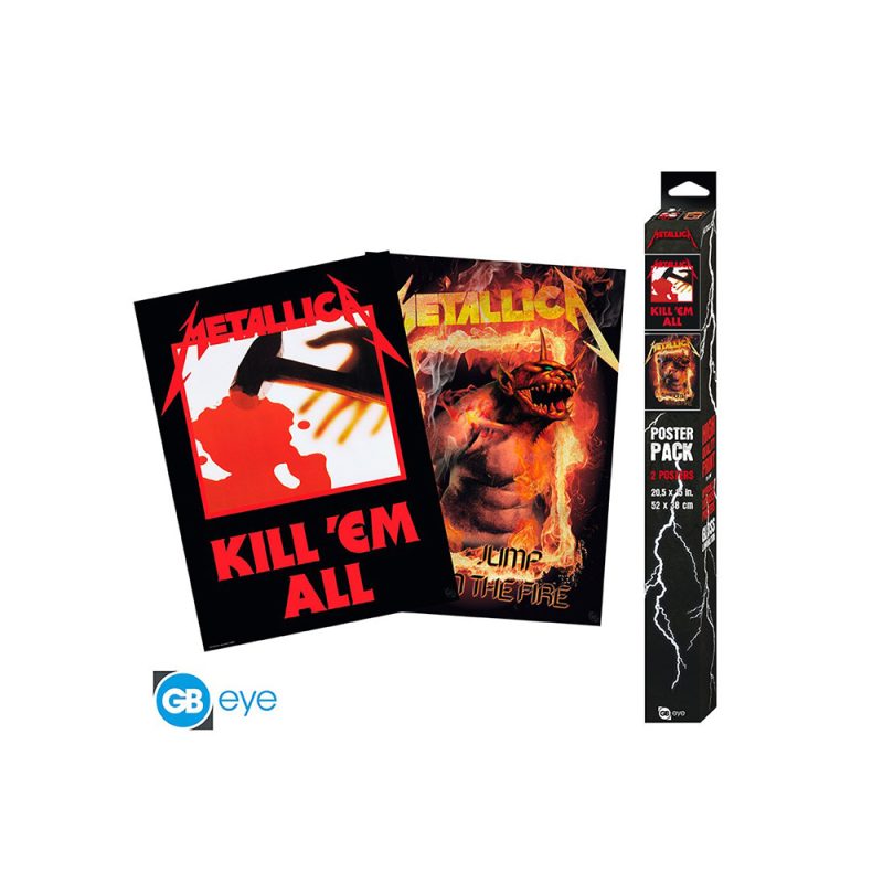 metallica-kill-em-all-fire-guy-chibi-poster-2-pack