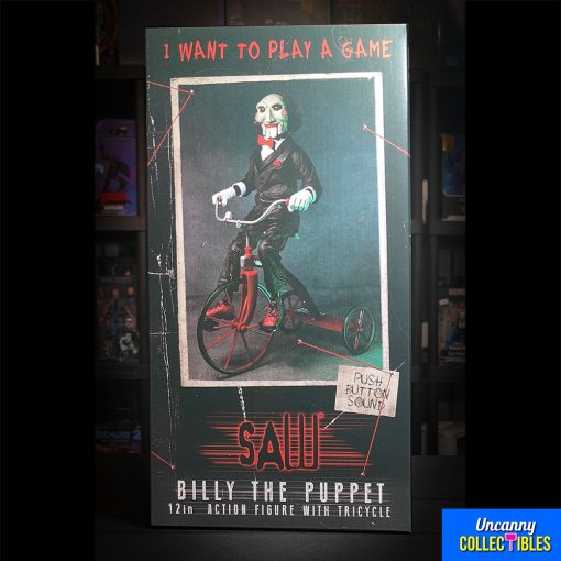 neca-saw-billy-with-tricycle-action-figure-with-sound