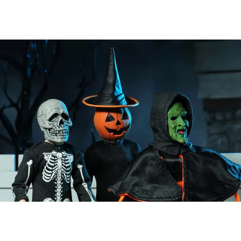 neca-halloween-3-season-of-the-witch-trick-or-treaters-retro-cloth-action-figure-3-pack