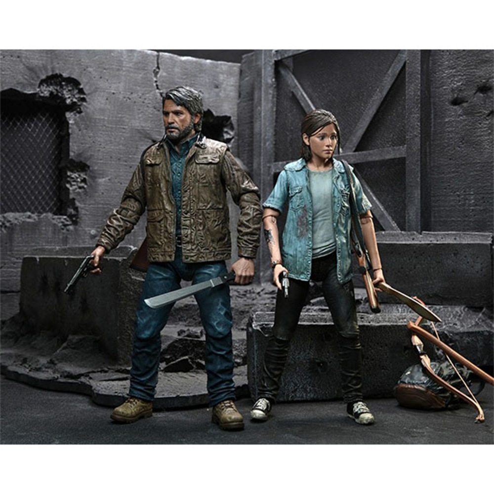 NECA: Last of Us 2 - Ultimate Joel and Ellie 2-Pack 7 Tall Action