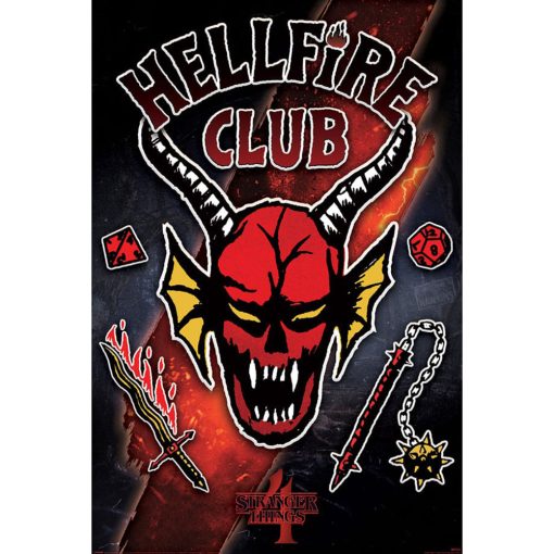stranger-things-hellfire-club-emblem-rift-large-maxi-poster-61-x-91cm