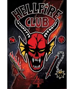 stranger-things-hellfire-club-emblem-rift-large-maxi-poster-61-x-91cm-