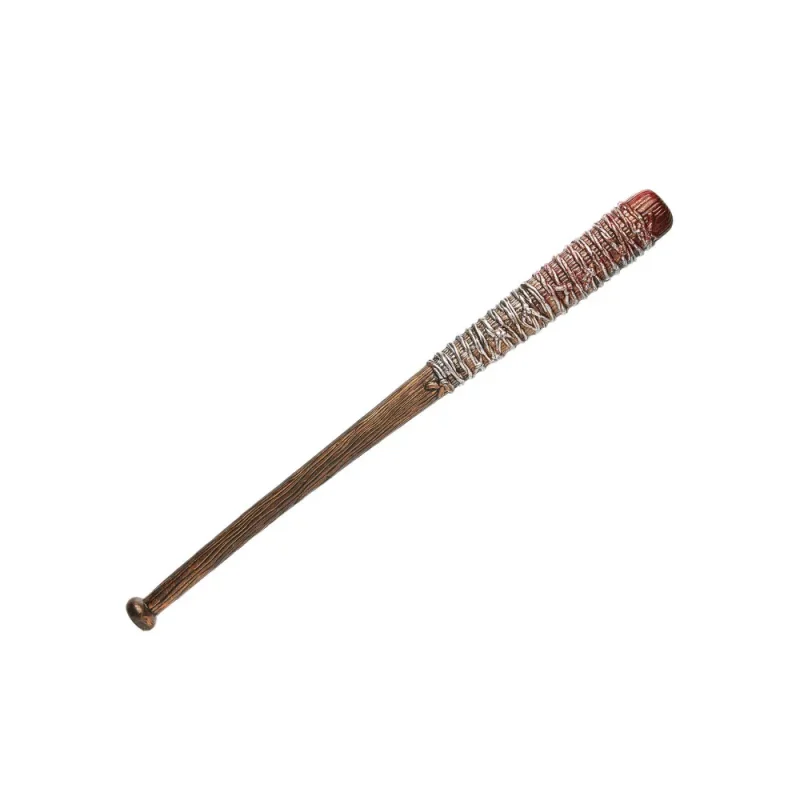 Bloody Baseball Bat With Barbed Wire Cosplay Horror Prop Accessory