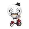 Art the Clown with bike 