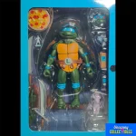 NECA Teenage Mutant Ninja Turtles Cartoon Ultimate Leonardo Pizza Club VHS 7-Inch Action Figure