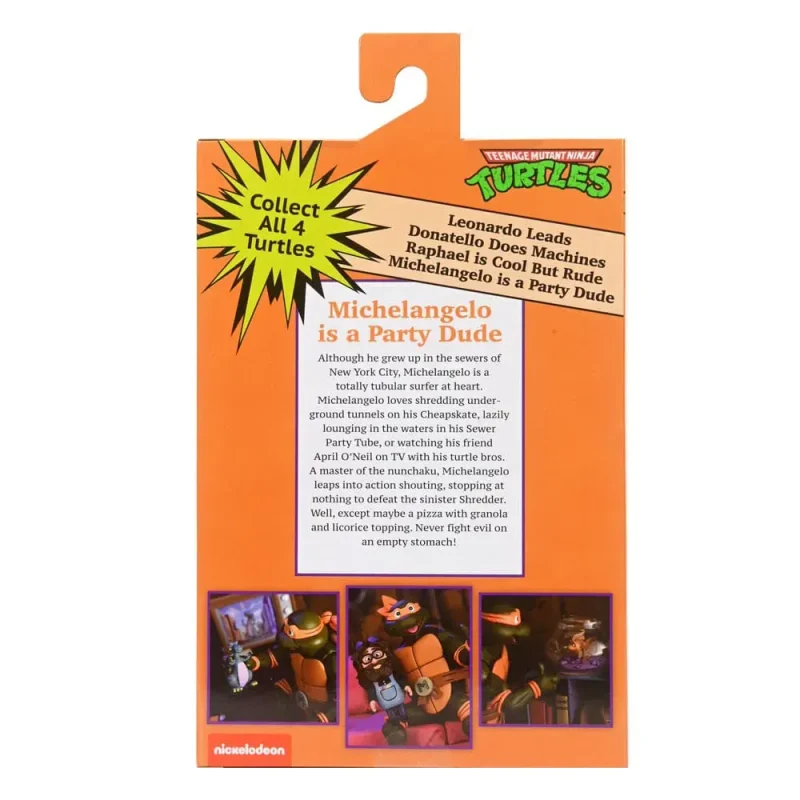 neca-teenage-mutant-ninja-turtles-cartoon-ultimate-michelangelo-pizza-club-vhs-7-inch-action-figure