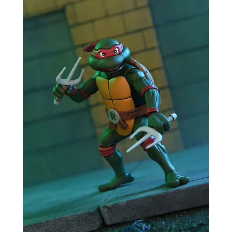 neca-teenage-mutant-ninja-turtles-cartoon-ultimate-raphael-pizza-club-vhs-7-inch-action-figure