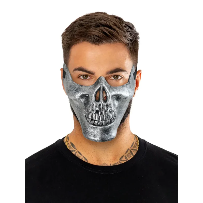 silver-skull-half-mask