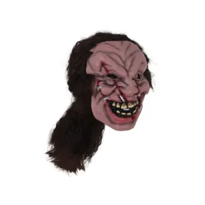 Zombie Mask With Hair - Adult Sized