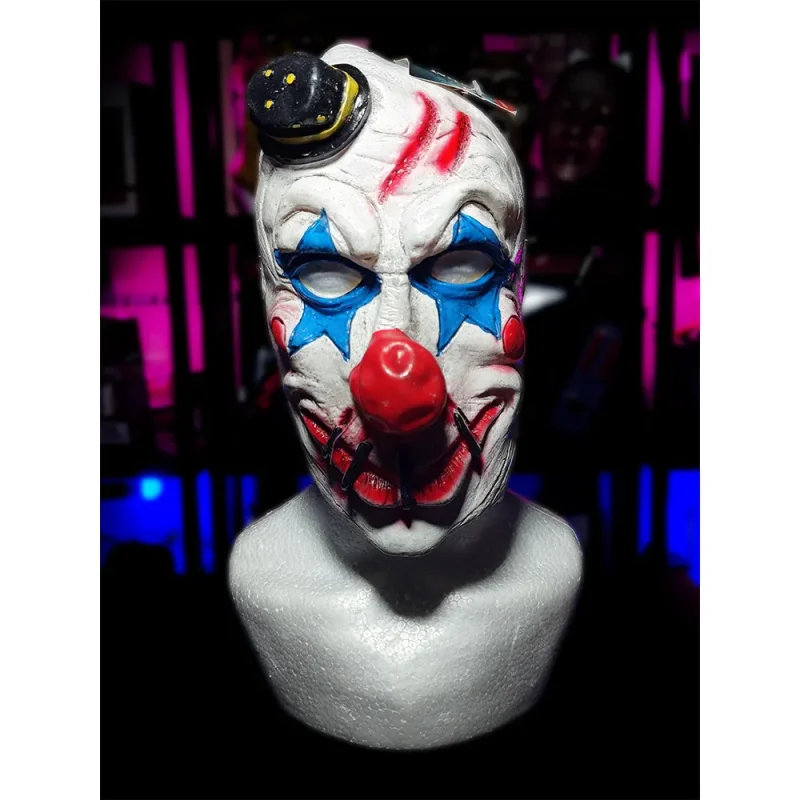 Top Hat Horror Clown Mask - Adult Sized Bristol Novelty Mask