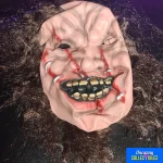 Zombie Mask With Hair - Adult Sized Bristol Novelty Mask