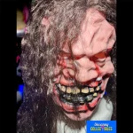 Zombie Mask With Hair - Adult Sized Bristol Novelty Mask