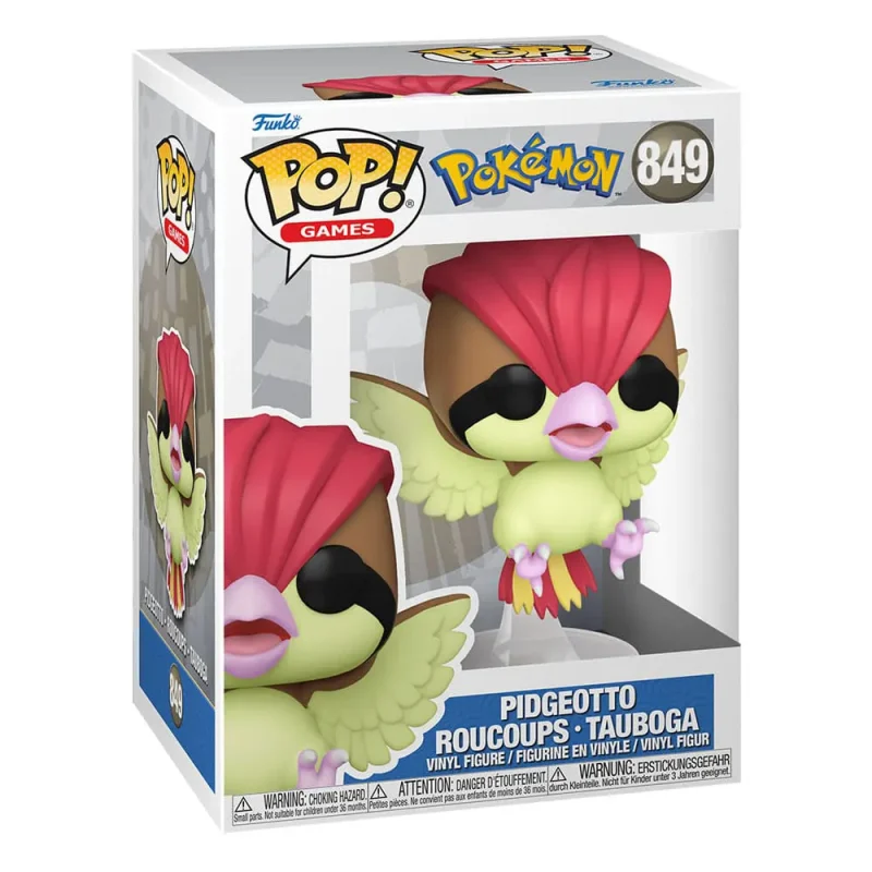 Funko POP Games Pokemon Pidgeotto #849 Vinyl Figure