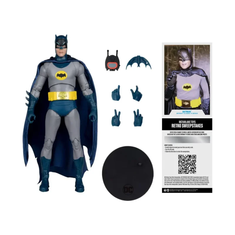 Batman DC Multiverse Batman Classic TV Series Adam West 7-Inch McFarlane Toys Action Figure