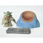 Star Wars The Phantom Menace Yoda With Jedi Council Chair 3.75 Inch Action Figure With CommTech Chip