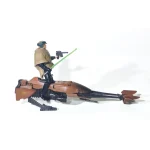 Star Wars Power of the Force Speeder Bike With Luke Skywalker In Endor Gear 3.75 Inch Action Figure