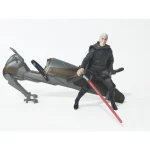 Star Wars Saga Attack Of The Clones Darth Tyranus Geonosian Speeder Bike 3.75 Inch Action Figure