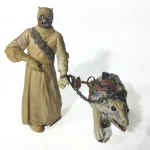 Star Wars Saga Attack Of The Clones Tusken Raider with Massiff 3.75 Inch Action Figure