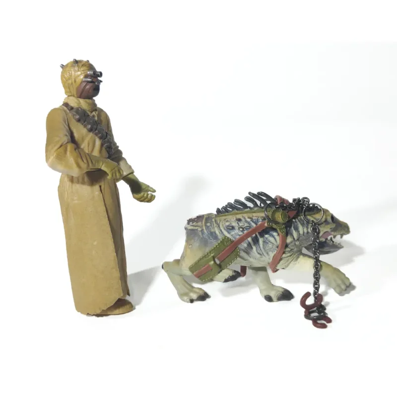 Star Wars Saga Attack Of The Clones Tusken Raider with Massiff 3.75 Inch Action Figure