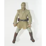 Star Wars Saga Attack Of The Clones Obi Wan Kenobi With Feet Magnets 3.75 Inch Action Figure