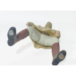 Star Wars Saga Attack Of The Clones Obi Wan Kenobi With Feet Magnets 3.75 Inch Action Figure