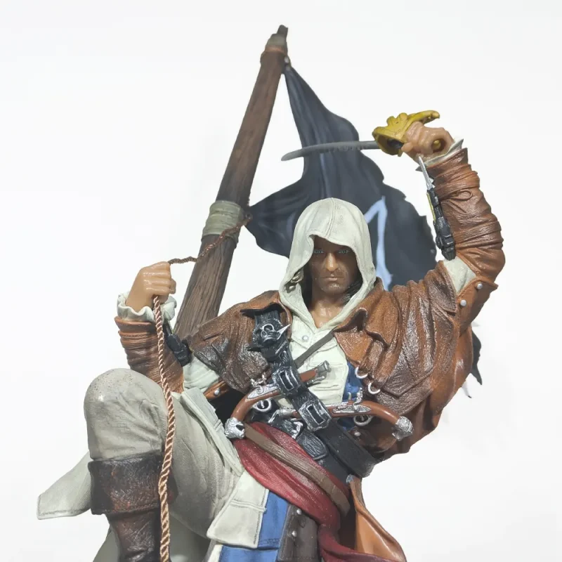 Assassins Creed IV Black Flag Buccaneer Edition With Figurine & Book Playstation 3 Collectors Box Set - No Game