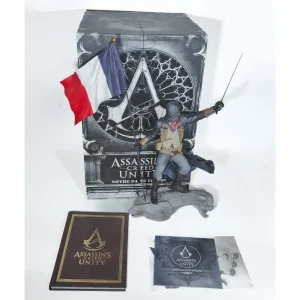 Assassins Creed Unity Notre Dame Edition With Figurine & Book Playstation 4 Collectors Box Set - No Game