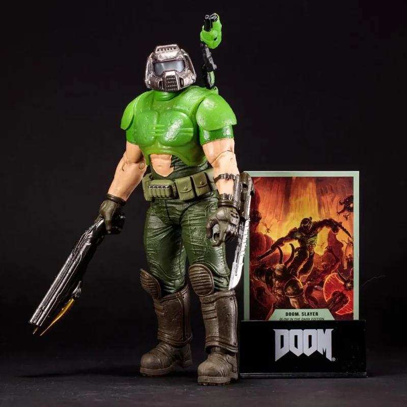 Doom Eternal Classic Doom Slayer Glow In The Dark Edition 7-Inch McFarlane Toys Action Figure