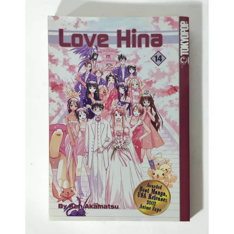 Love Hina Manga Volume 1-3 + 5-14 Ken Akamatsu Tokyopop - Missing Volume 4 - English