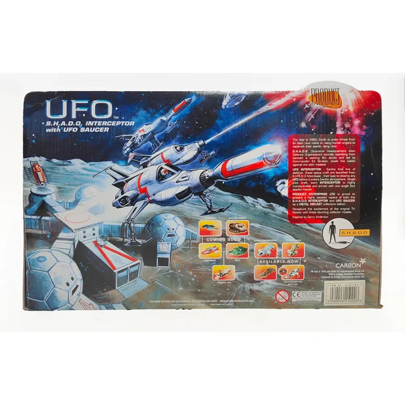 SHADO Interceptor With UFO Saucer Product Enterprise Diecast Gerry Andersons UFO