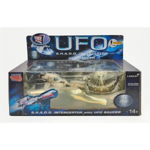 SHADO Interceptor With UFO Saucer Product Enterprise Diecast Gerry Andersons UFO