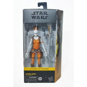 Star Wars The Clone Wars The Black Series #8 Aurra Sing 6-Inch Action Figure