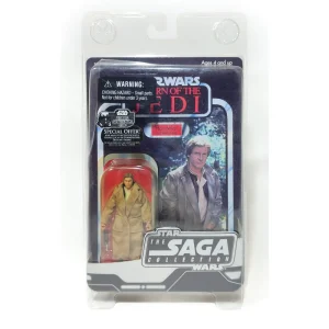 Star Wars The Saga Collection ROTJ Han Solo In Trench Coat 3.75 Inch Action Figure