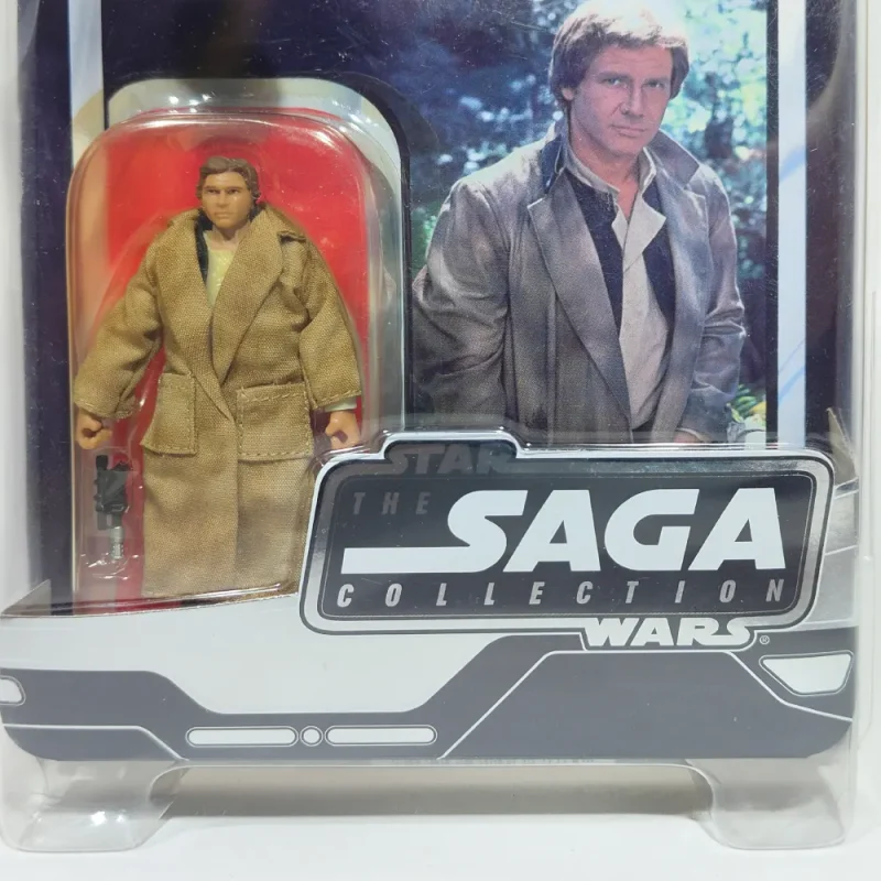 Star Wars The Saga Collection ROTJ Han Solo In Trench Coat 3.75 Inch Action Figure