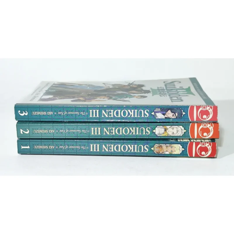 Suikoden III Manga Volume 1-3 Aki Shimizu Tokyopop - English Language