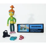 The Simpsons Brandine World Of Springfield 4.5-Inch Playmates Toys Action Figure