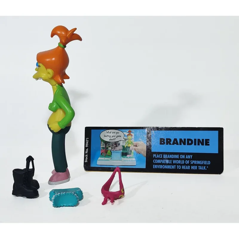 The Simpsons Brandine World Of Springfield 4.5-Inch Playmates Toys Action Figure