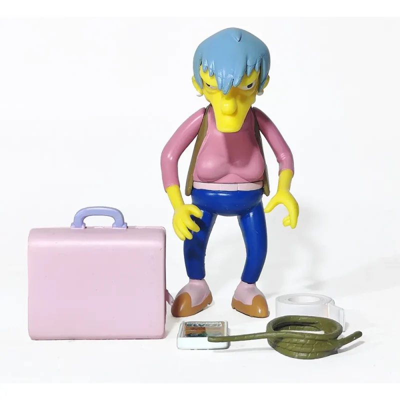 The Simpsons Ms Botz World Of Springfield 4.5-Inch Playmates Toys Action Figure