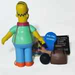 The Simpsons Pin Pal Homer World Of Springfield 4.5-Inch Playmates Toys Action Figure