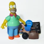 The Simpsons Pin Pal Homer World Of Springfield 4.5-Inch Playmates Toys Action Figure