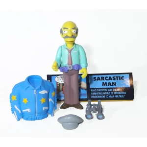 The Simpsons Sarcastic Man World Of Springfield 4.5-Inch Playmates Toys Action Figure