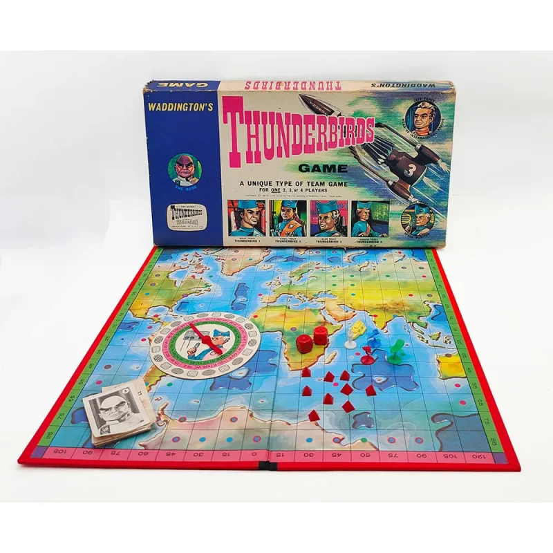 Thunderbirds A Unique Type Of Team Waddingtons Board Game 1965