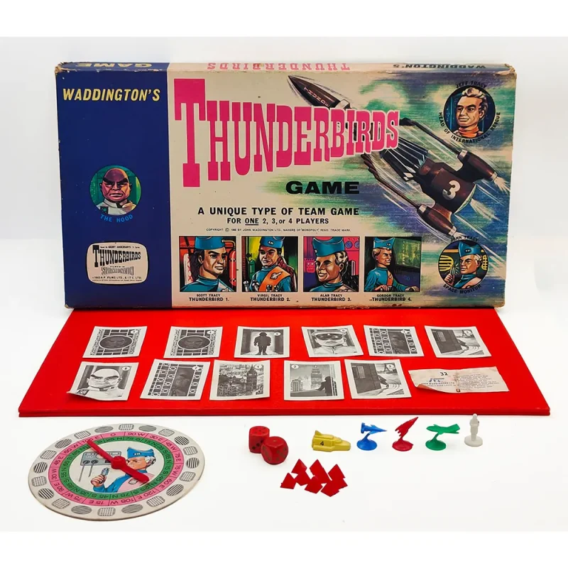 Thunderbirds A Unique Type Of Team Waddingtons Board Game 1965