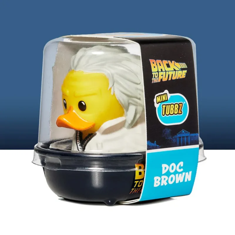 Back To The Future Doc Brown Mini Tubbz Cosplaying Duck Collectible