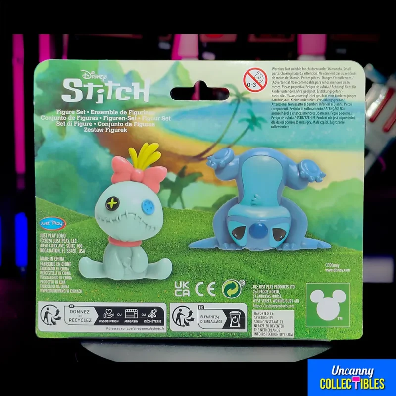 Disney Lilo & Stitch Scrump & Upside Down Stitch Mini Figure 2-Pack By Just Play