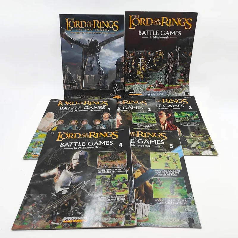 Games Workshop The Lord of the Rings Battle Games In Middle Earth 7 x Magazine Bundle