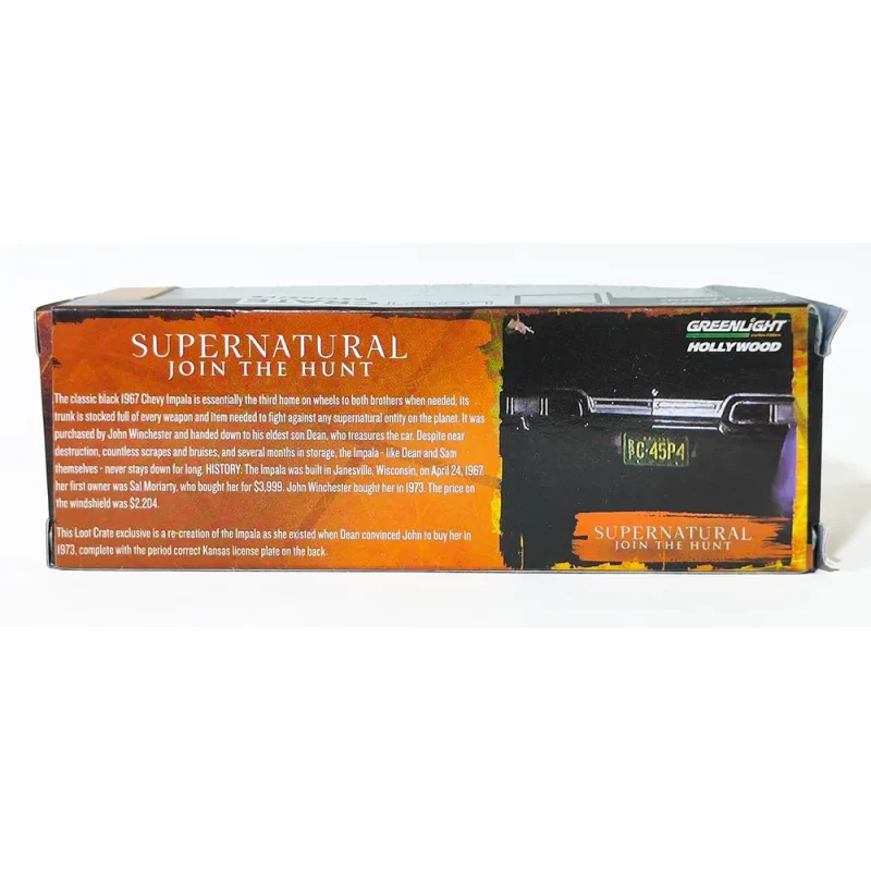 Supernatural 1967 Chevy Impala Sport Sedan 1:64 Scale Greenlight Collectibles Loot Crate Exclusive